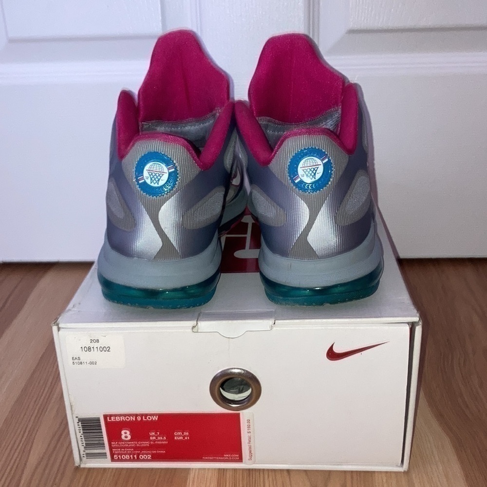 MEN’S Nike LeBron 9 low fireberry - Picture 3 of 5